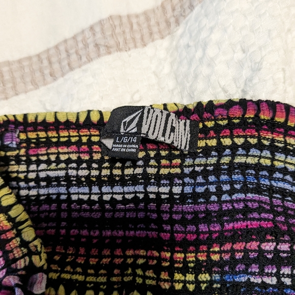 Volcom strapless colorful top - Picture 3 of 5